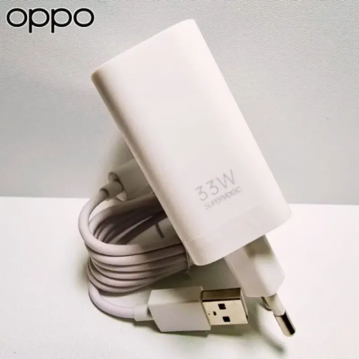 OPPO 33W SuperVOOC Fast Charger Adapter with Type-C Cable – দ্রুত চার্জিং চার্জার