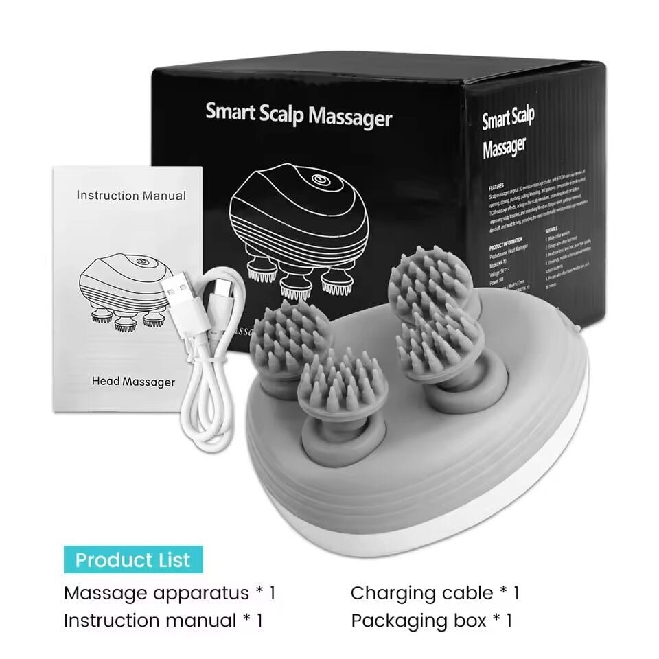Multifunctional Electric Scalp & Body Massager - Handheld Relaxing Tool