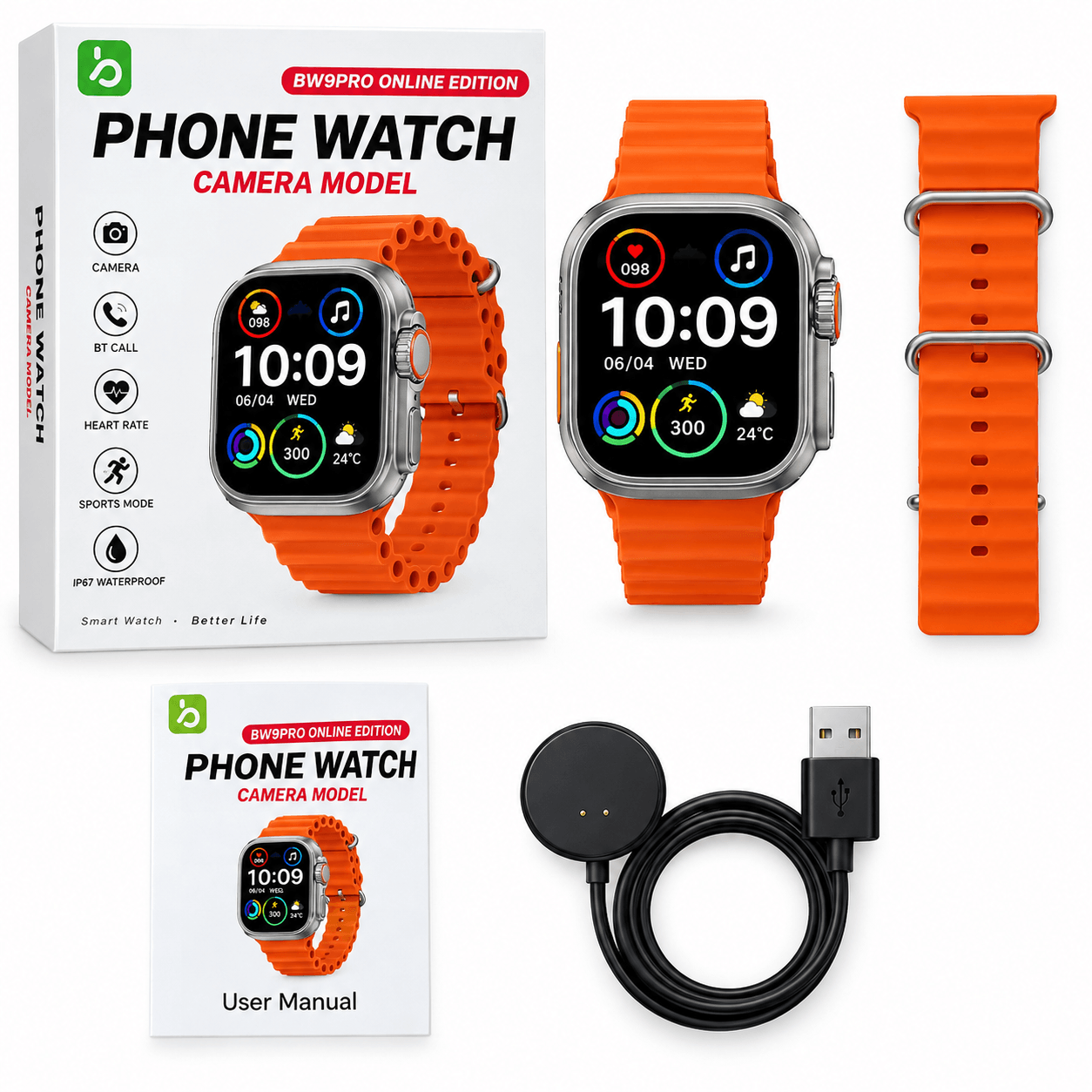 BW9 Pro Online Edition Phone Watch