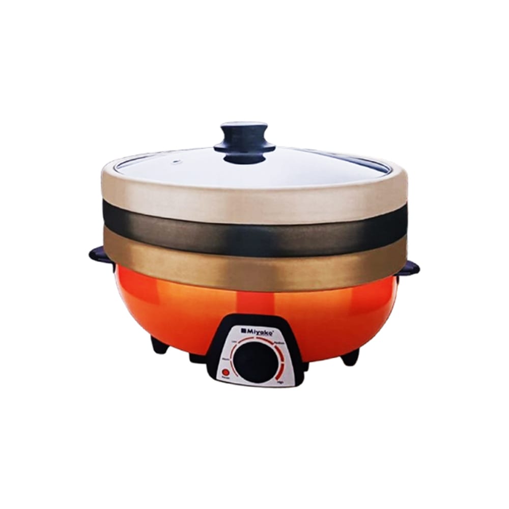 Miyako 5.5L 3 Pot Electric Curry Cooker MC-550T – Powerful 1400W Multifunctional Cooking Solution